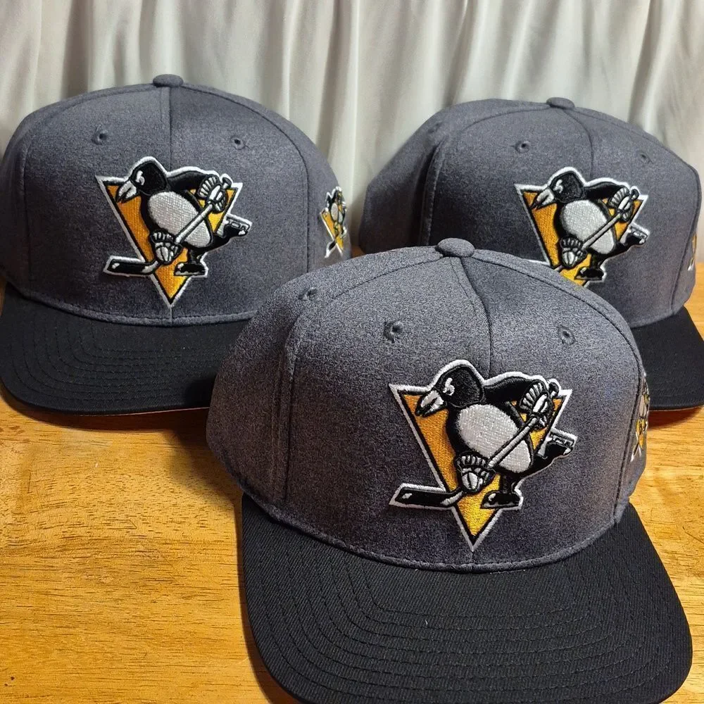 Adidas Pittsburgh Penguins Snapback Hat - New